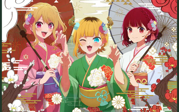 Anime Oshi no Ko Ruby Hoshino Mem-Cho (Oshi no Ko) Kana Arima HD Desktop Wallpaper | Background Image