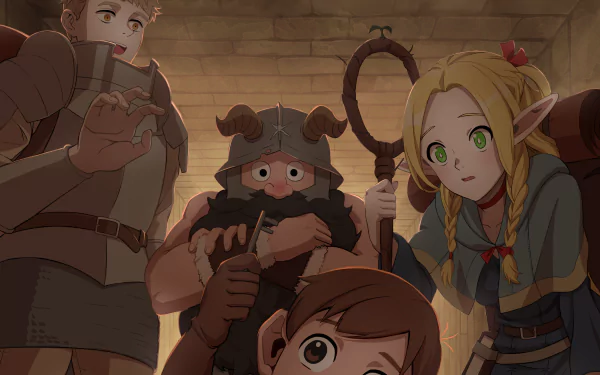 Anime Delicious in Dungeon HD Desktop Wallpaper | Background Image