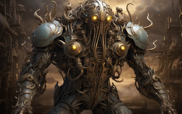  Dieselpunk tentacle titan