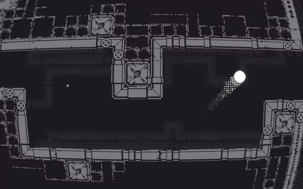 HD desktop wallpaper featuring qomp2 video game minimalist style level design.