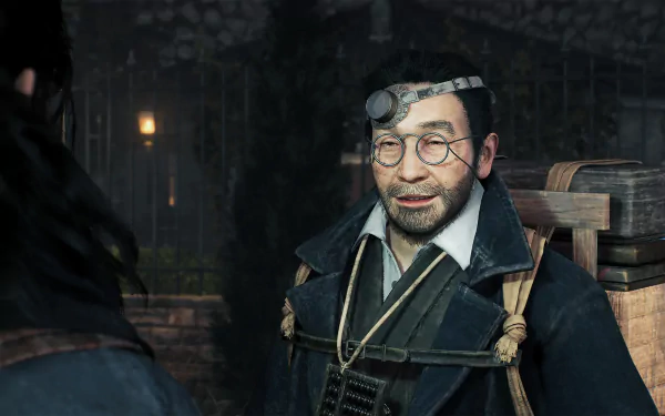 HD desktop wallpaper featuring a character from Rise of the Rōnin video game, showcasing detailed graphics and atmosphere.