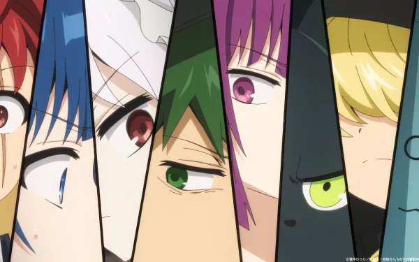 Anime characters close-up wallpaper from Mission: Yozakura Family in HD for desktop background.