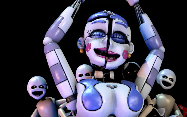 Ballora (Five Nights at Freddy's) video game Five Nights at Freddy's: Sister Location Five Nights at Freddy's HD Desktop Wallpaper | Background Image