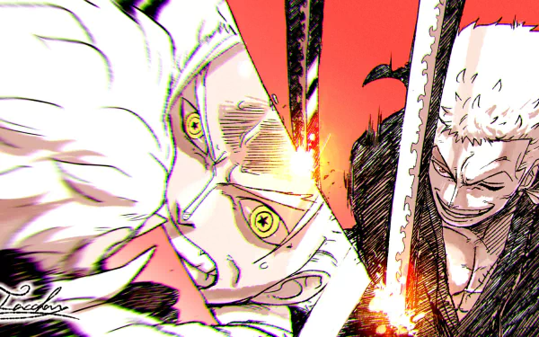  S-Hawk VS Zoro by tacchan56110