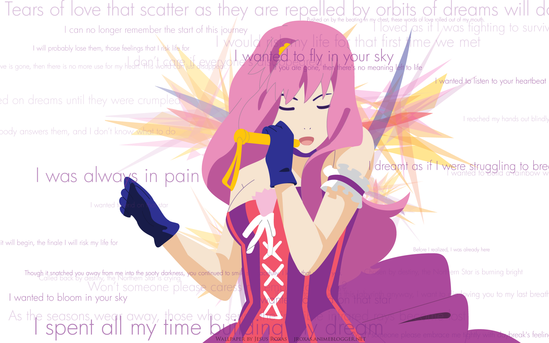 Anime-inspired Macross desktop wallpaper.