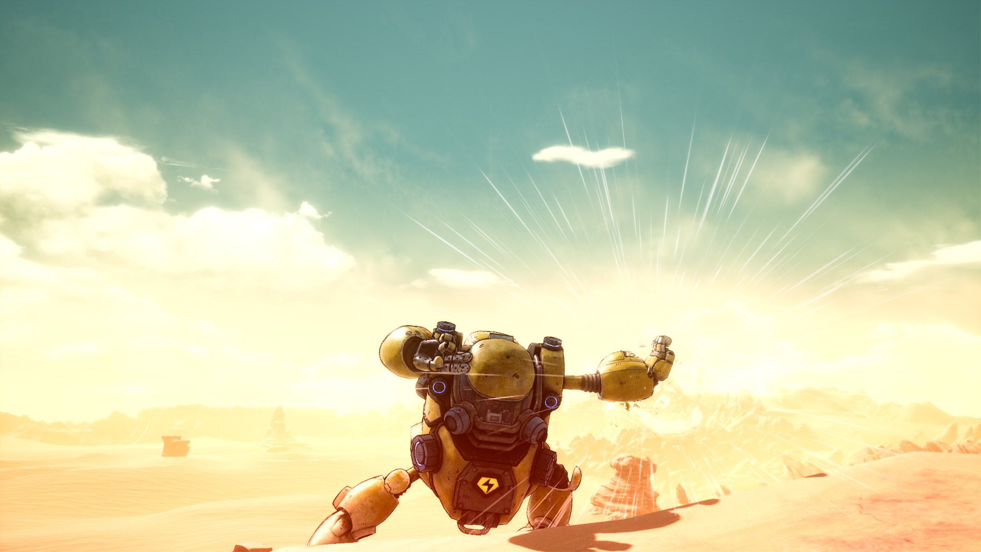 Sunlit Desert Mecha