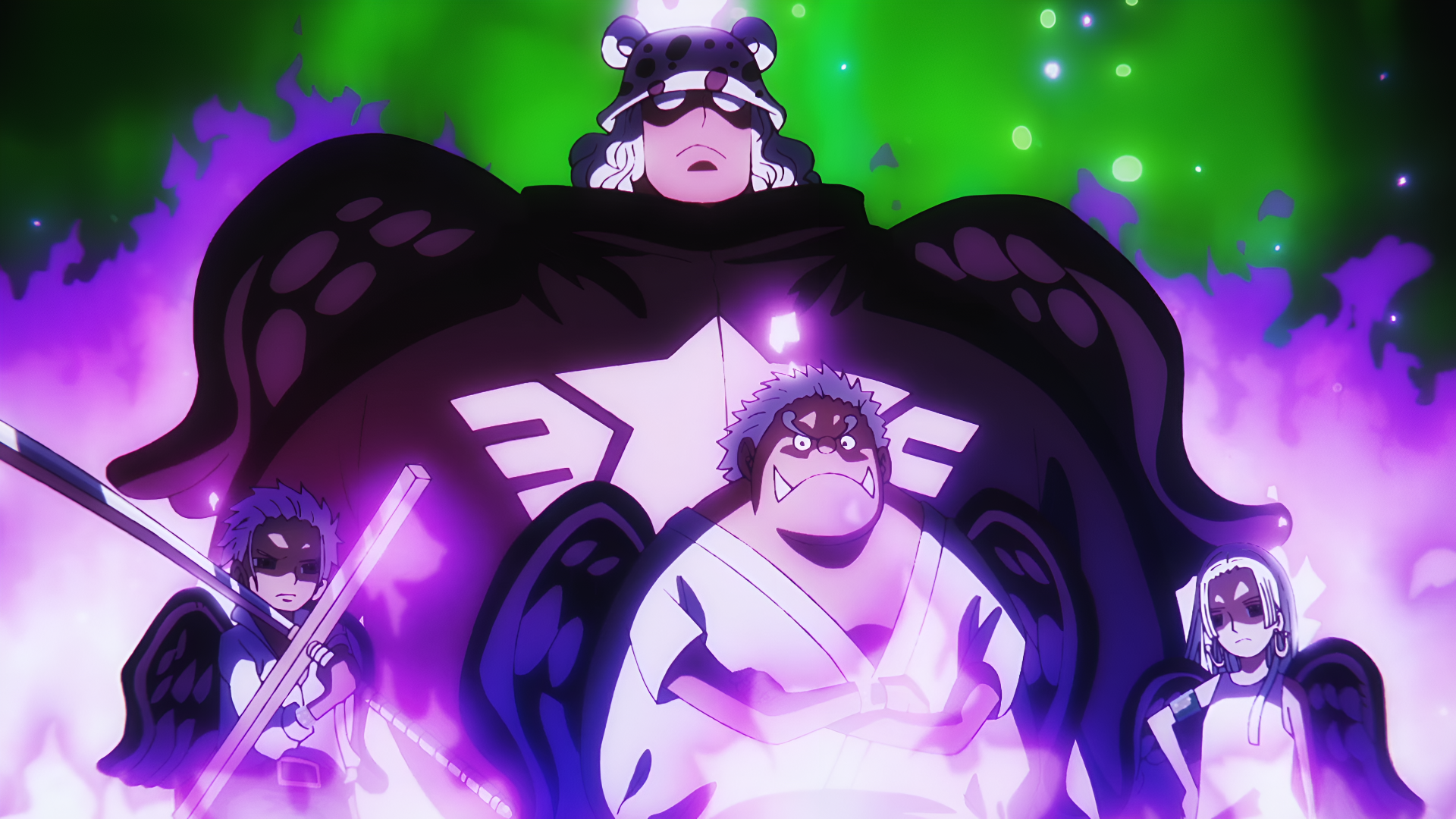 Download Anime One Piece S-Hawk (One Piece) S-Snake (One Piece) S-Shark (One Piece) 4k Ultra HD Wallpaper