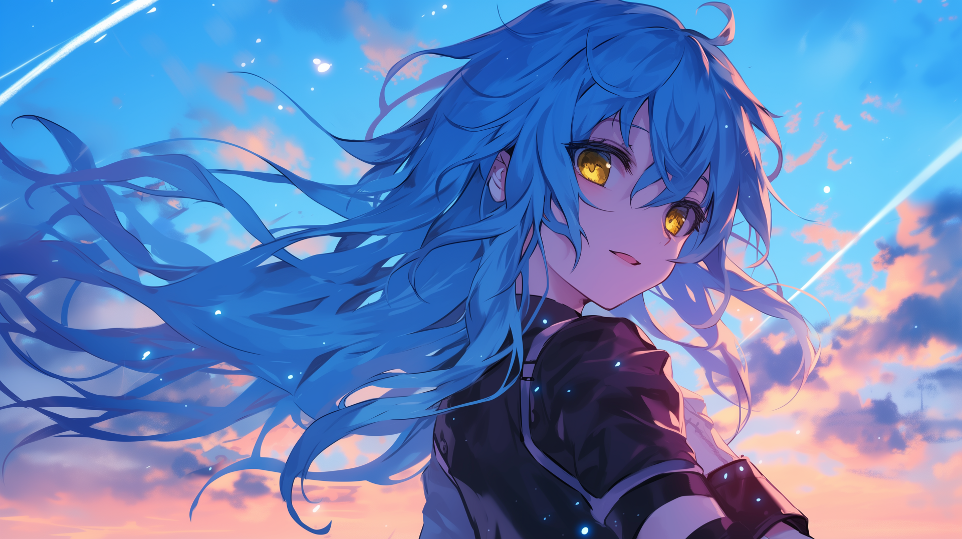 Rimuru Tempest: Twilight Brilliance HD Wallpaper by patrika