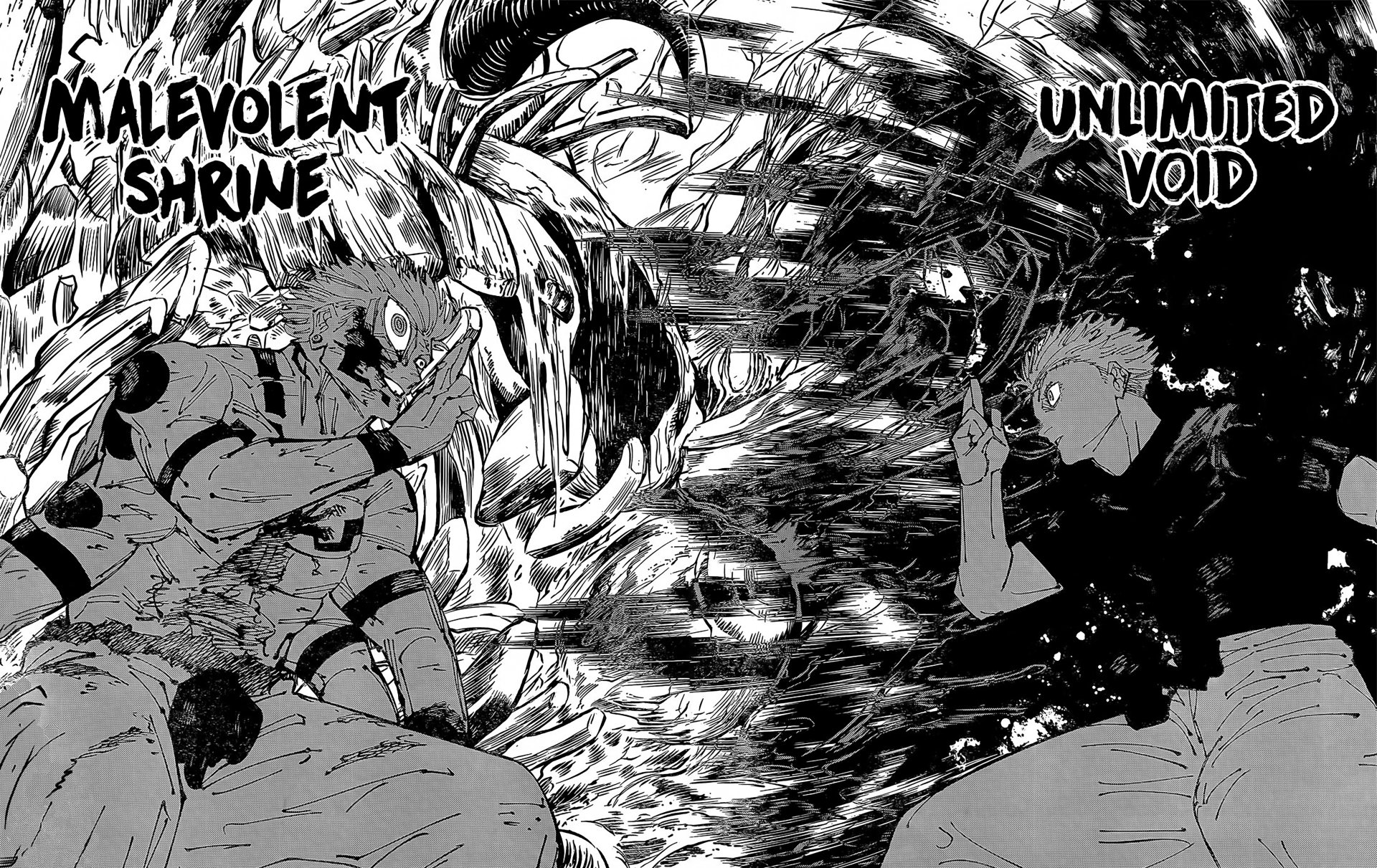 Gojo Vs Sukuna Ultimate Jujutsu Kaisen 8K Manga Showdown Wallpaper By 
