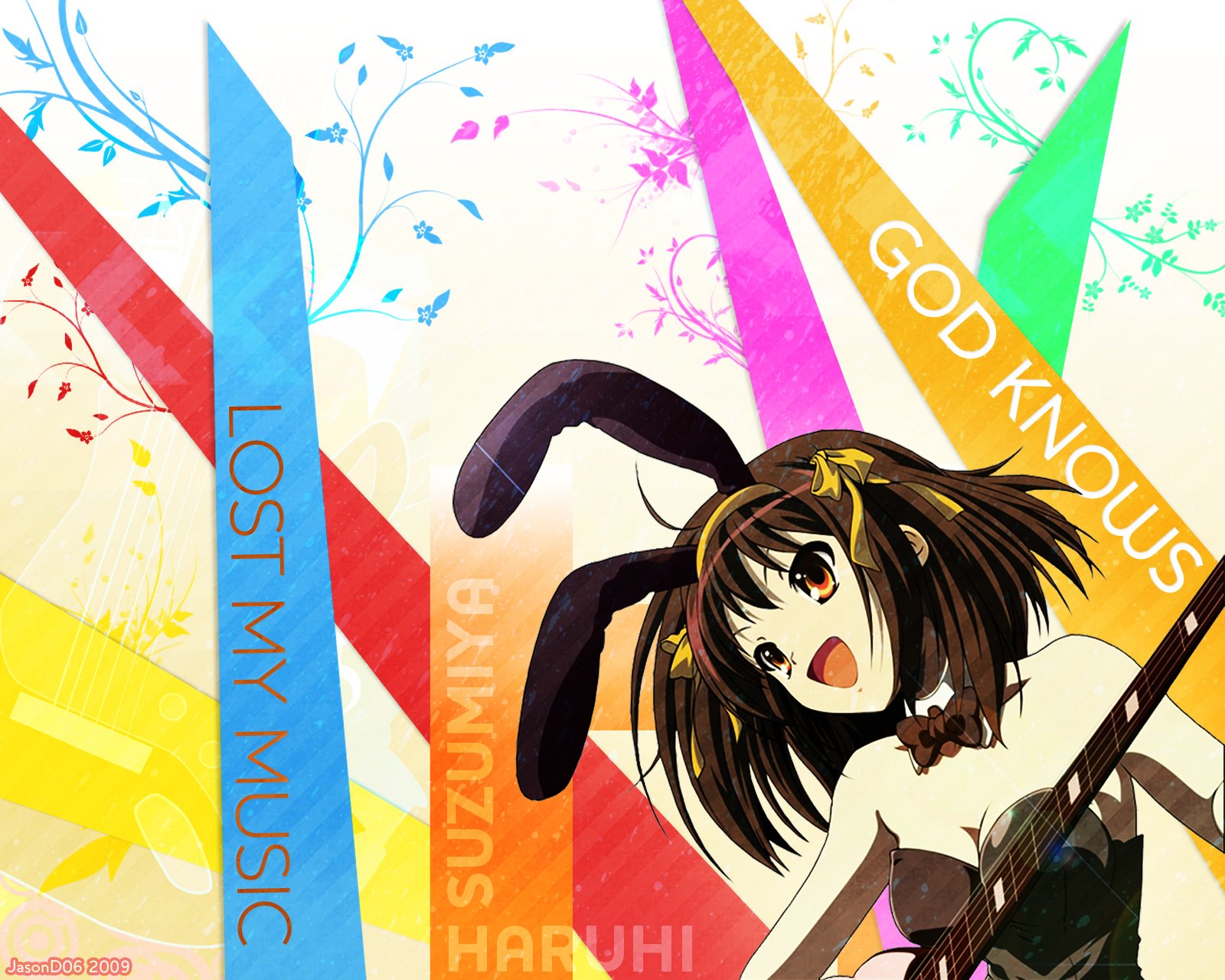 Suzumiya Haruhi No Yūutsu Fondo De Pantalla And Fondo De Escritorio