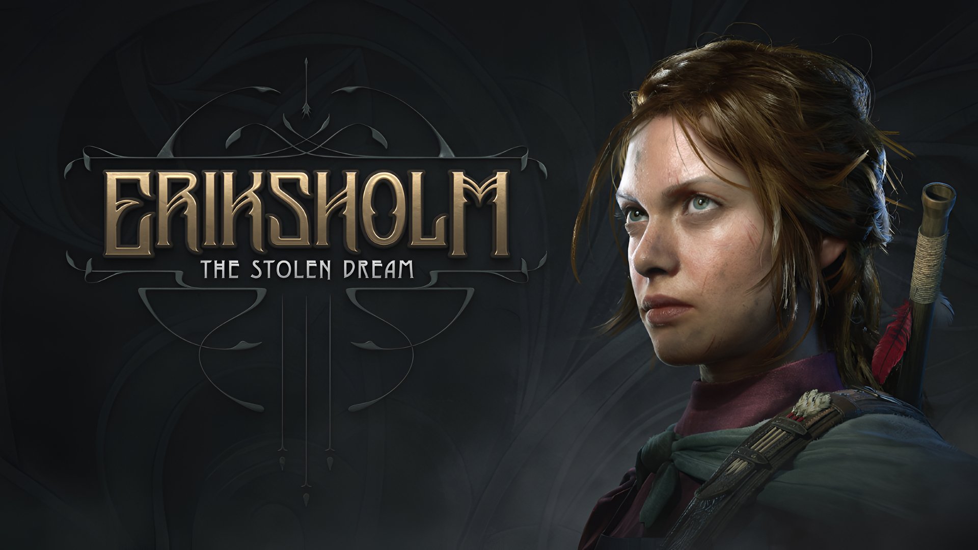 HD desktop wallpaper and background featuring a character from the video game Eriksholm: The Stolen Dream, showcasing elaborate graphics and a determined character expression.