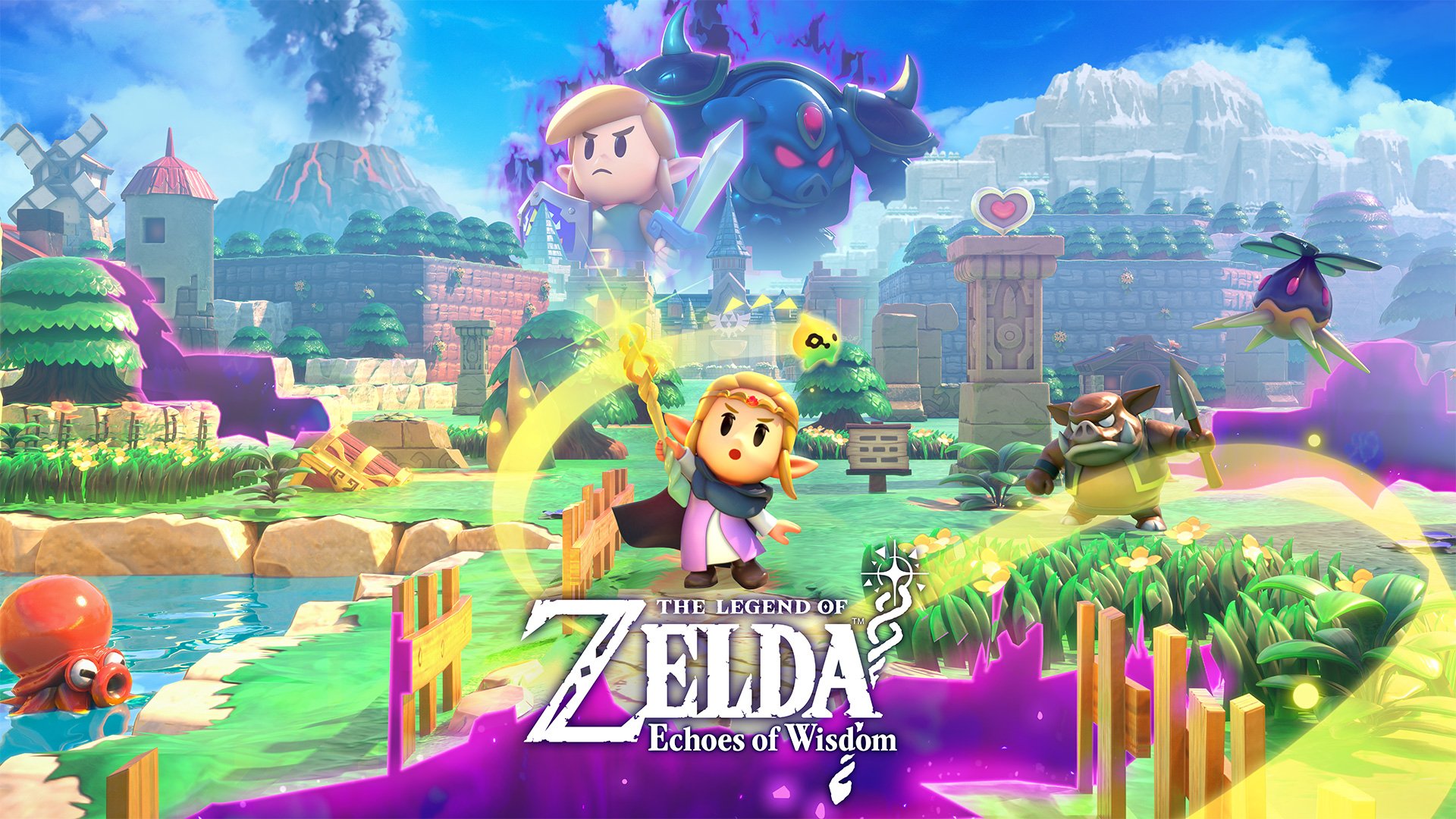 Download Princess Zelda Link Ganon (The Legend Of Zelda) The Legend Of Zelda: Echoes Of Wisdom HD Wallpaper
