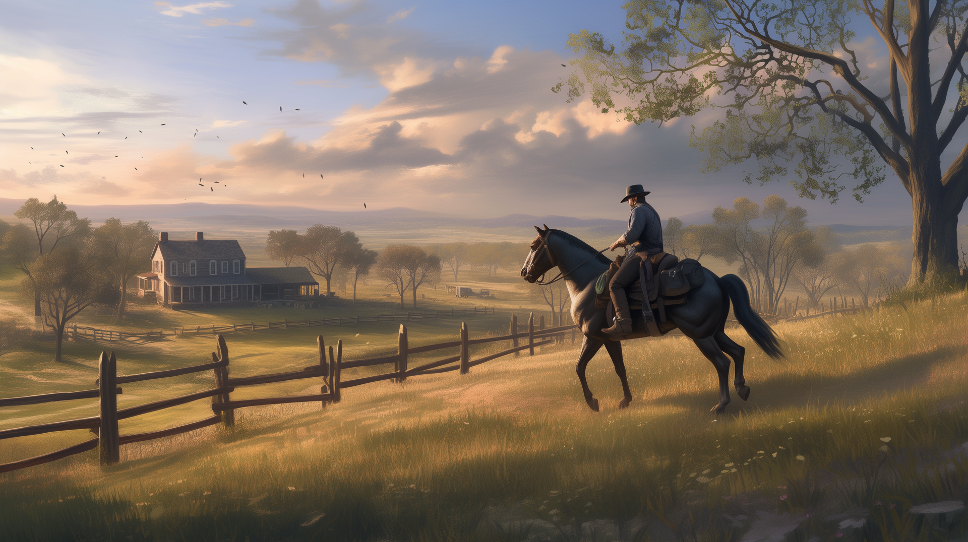 Red Dead Redemption 2 Field Ride HD Wallpaper by patrika | 2912x1632 ...