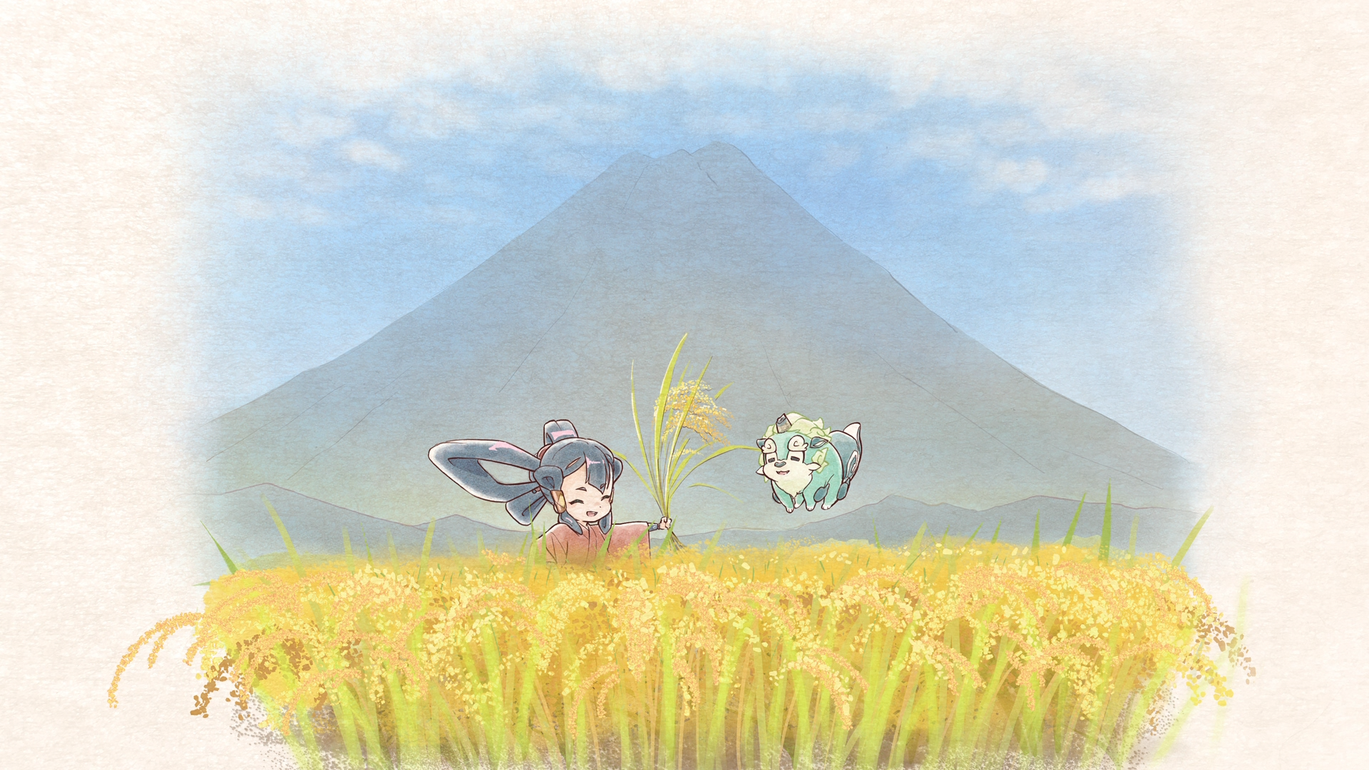 Download Anime Sakuna: Of Rice And Ruin Sakuna-hime HD Wallpaper