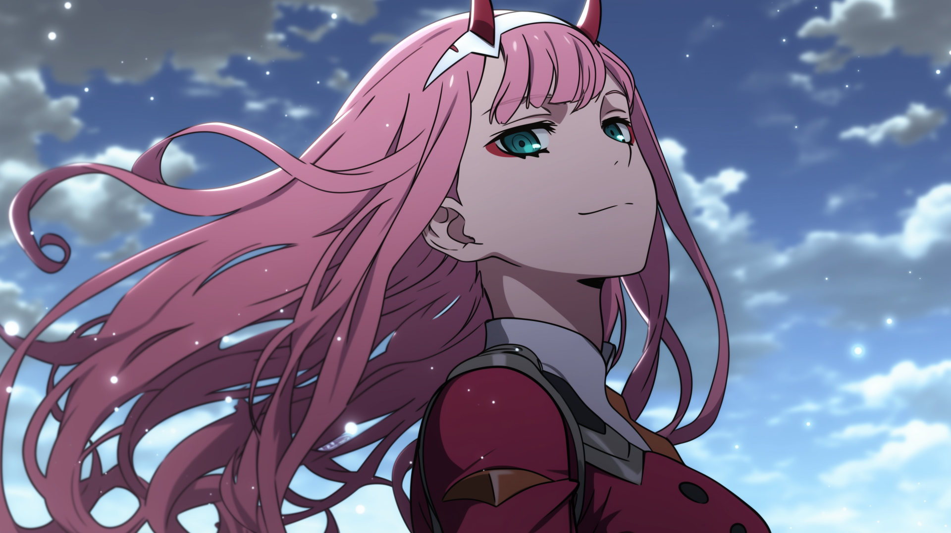 Zero Two HD Wallpaper: Darling in the FranXX by patrika