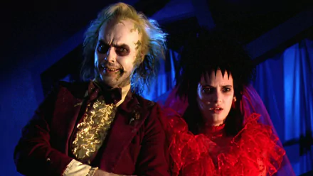 Michael Keaton Beetlejuice Winona Ryder HD Desktop Wallpaper | Background Image