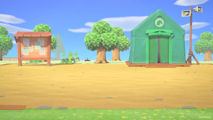 Animal Crossing: New Horizons HD Desktop Wallpaper | Background Image