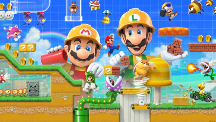 Super Mario Maker HD Desktop Wallpaper | Background Image