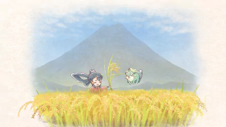 Anime Sakuna: Of Rice And Ruin Sakuna-hime HD Desktop Wallpaper | Background Image