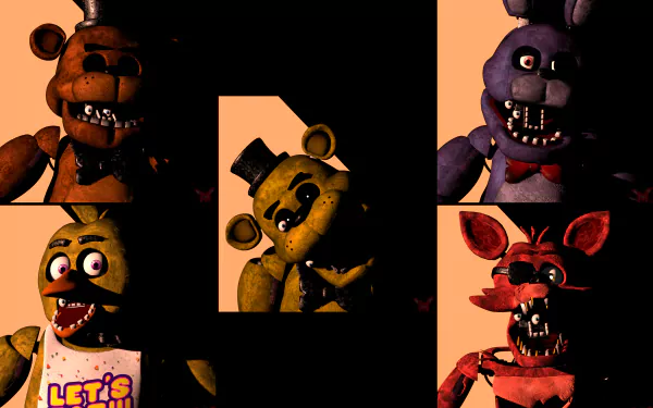 Golden Freddy (Five Nights At Freddy's) Freddy (Five Nights at Freddy's) video game Freddy Fazbear's Pizza Five Nights at Freddy's HD Desktop Wallpaper | Background Image