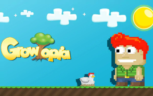 video game Growtopia HD Desktop Wallpaper | Background Image