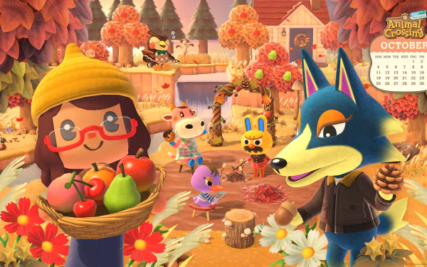 Animal Crossing: New Horizons HD Desktop Wallpaper | Background Image