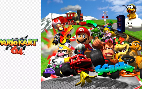 Mario Kart 64 HD Desktop Wallpaper | Background Image