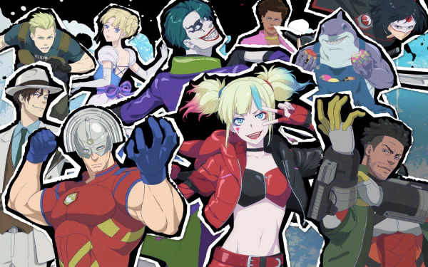 Suicide Squad Isekai Anime HD Desktop Wallpaper | Background Image