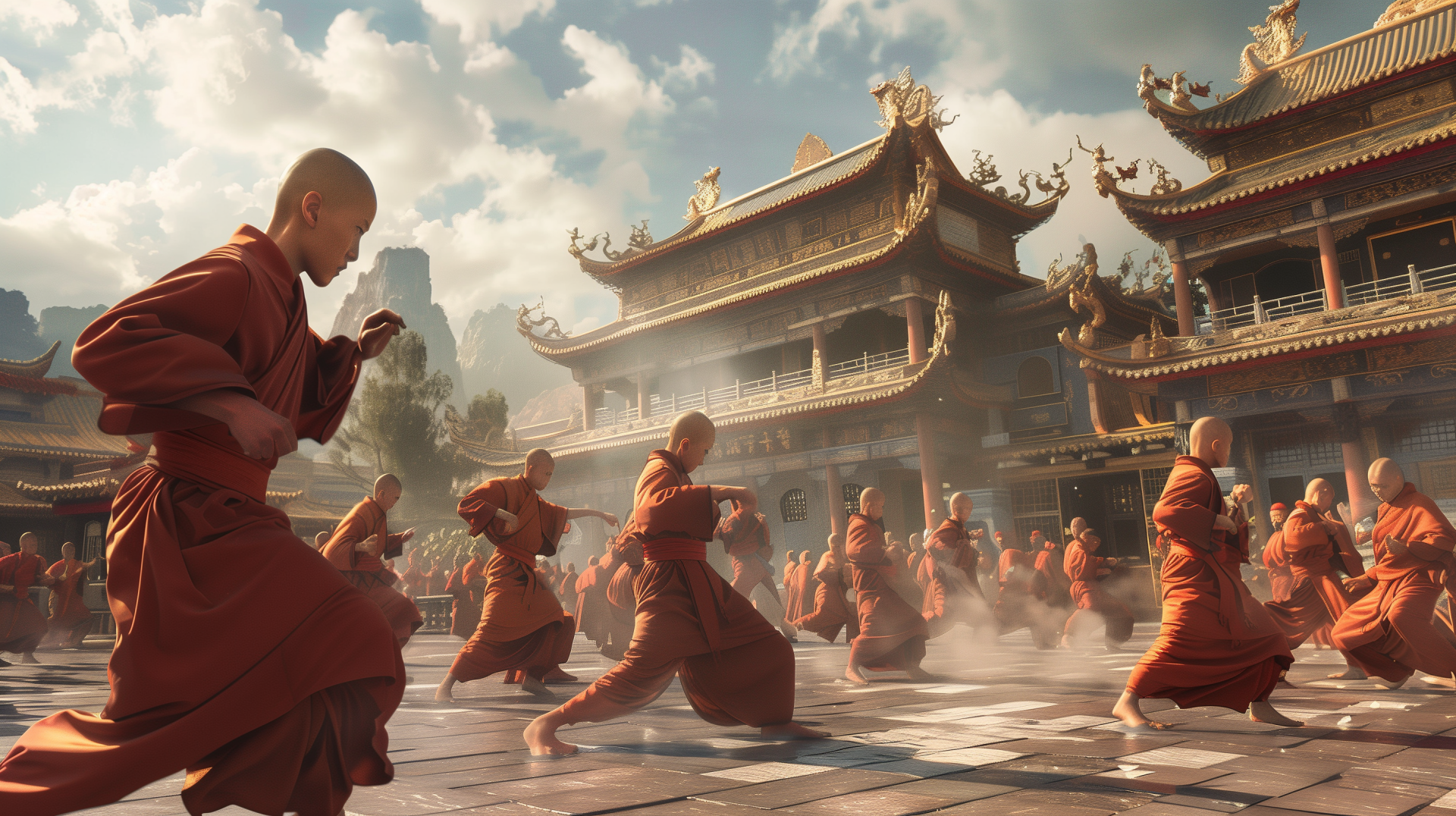 Download Buddhist Monk HD Wallpaper by michaldunaj