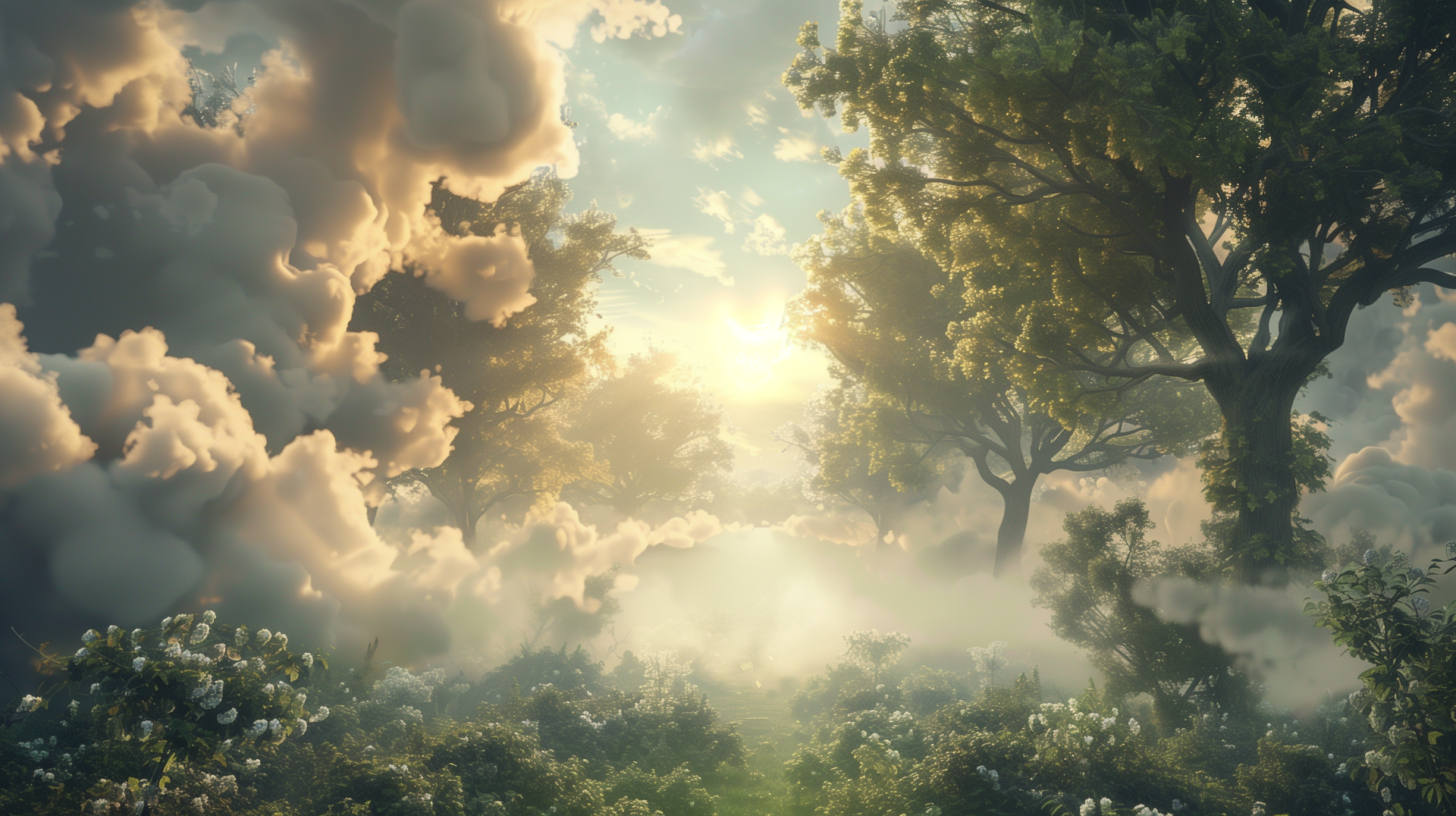 Download Forest Surreal HD Wallpaper by michaldunaj