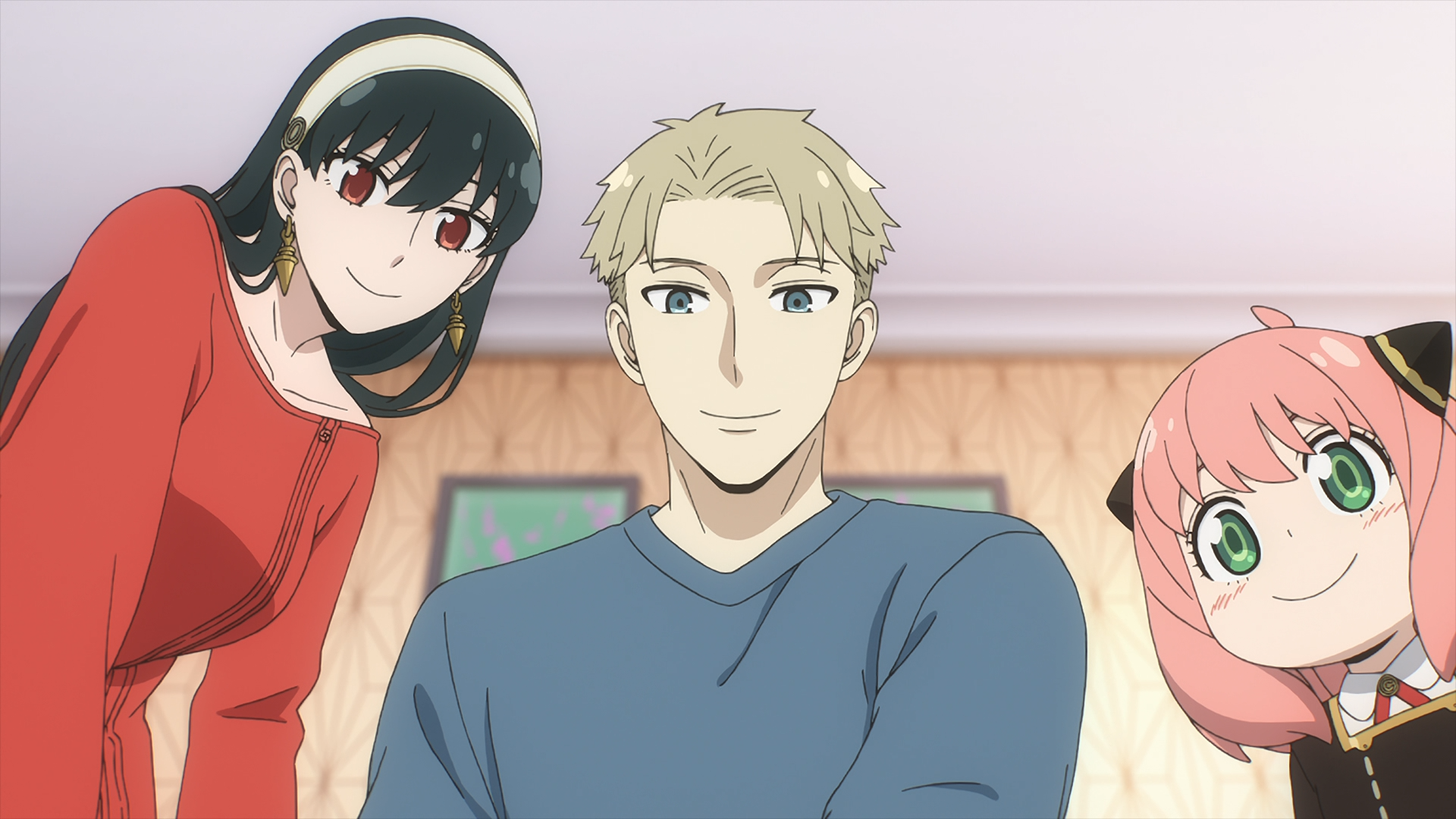 Download Anime Spy X Family Code: White Anya Forger Loid Forger Yor Forger HD Wallpaper