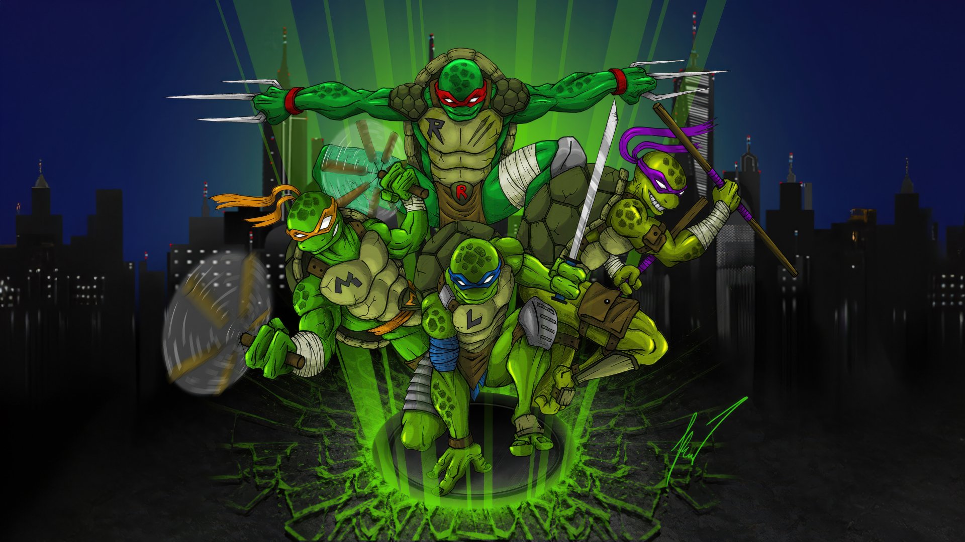 Download TMNT (2007) 4k Ultra HD Wallpaper