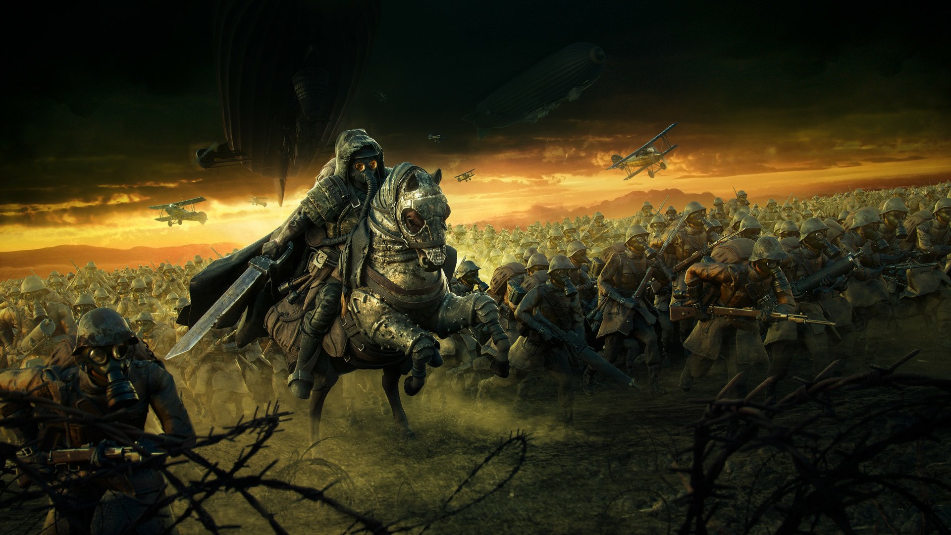Download Soldier Battle Horse HD Wallpaper by Tomi Väisänen