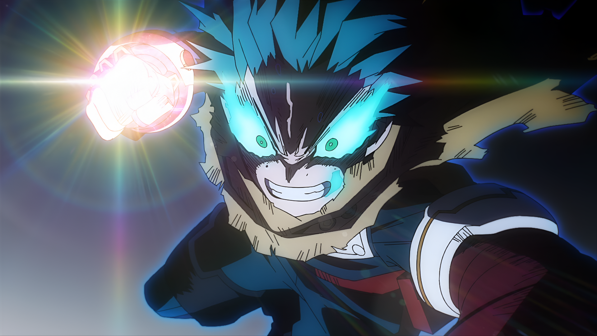 Download Anime My Hero Academia Izuku Midoriya Rage Anime 4k Ultra HD Wallpaper