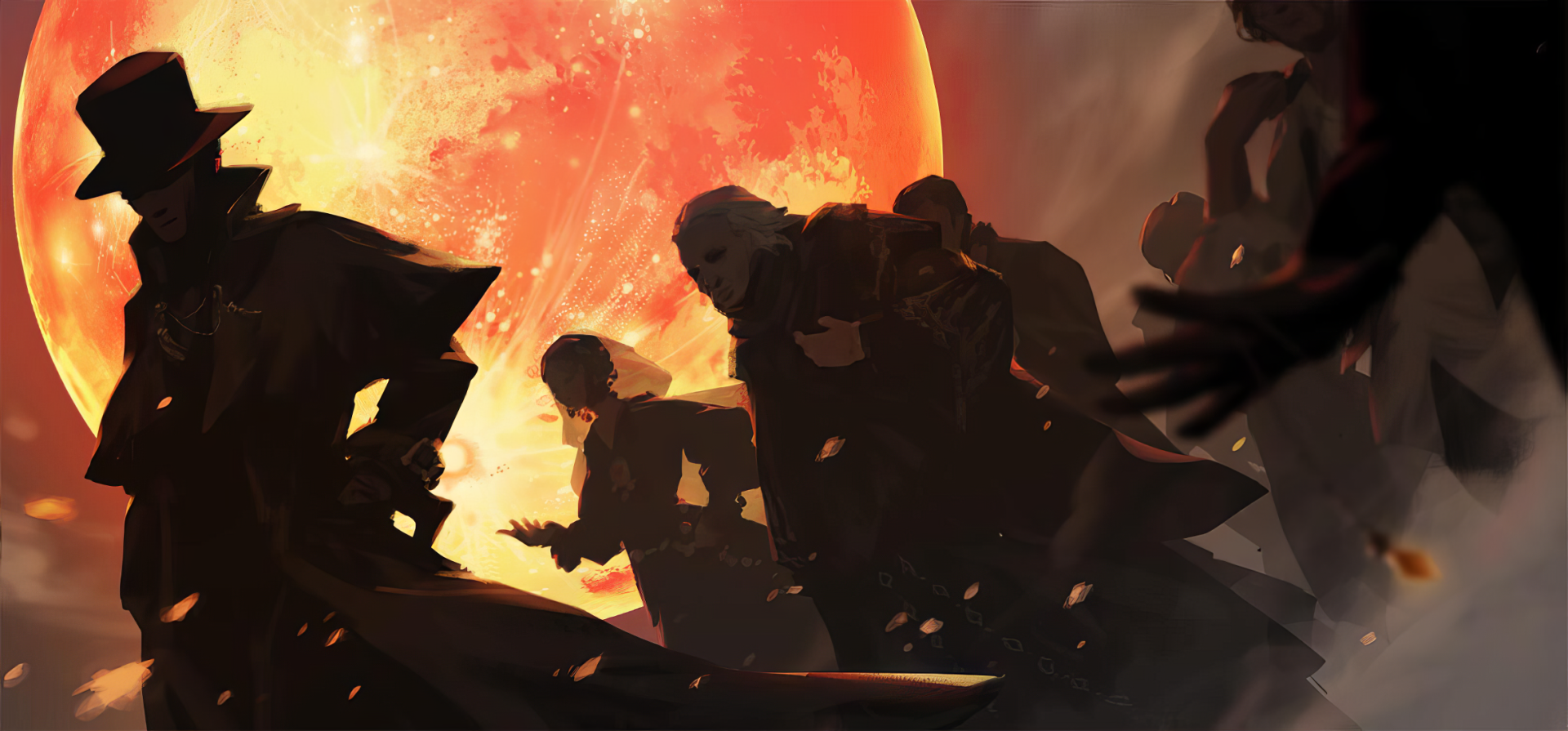 A HD desktop wallpaper inspired by the novel Lord of Mysteries, featuring an atmospheric design that immerses viewers in its intriguing world of mystery and adventure.