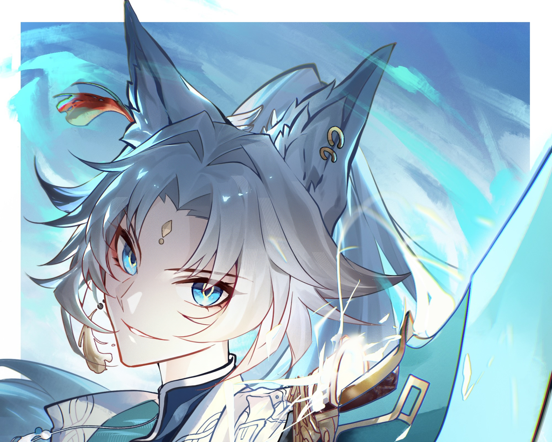 HD desktop wallpaper featuring Feixiao from the video game Honkai: Star Rail, showcasing dynamic art and vibrant colors that bring the character to life in a stunning background.