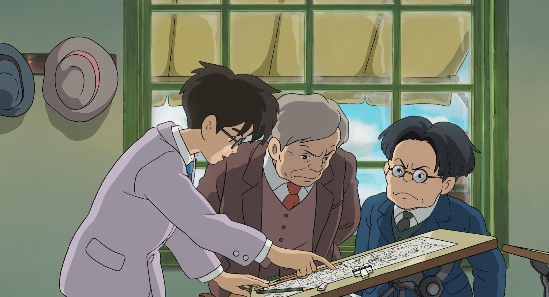 Anime-themed HD wallpaper from The Wind Rises, a stunning creation by Studio Ghibli, showcasing breathtaking visuals and captivating imagery. Perfect background for fans of animation.