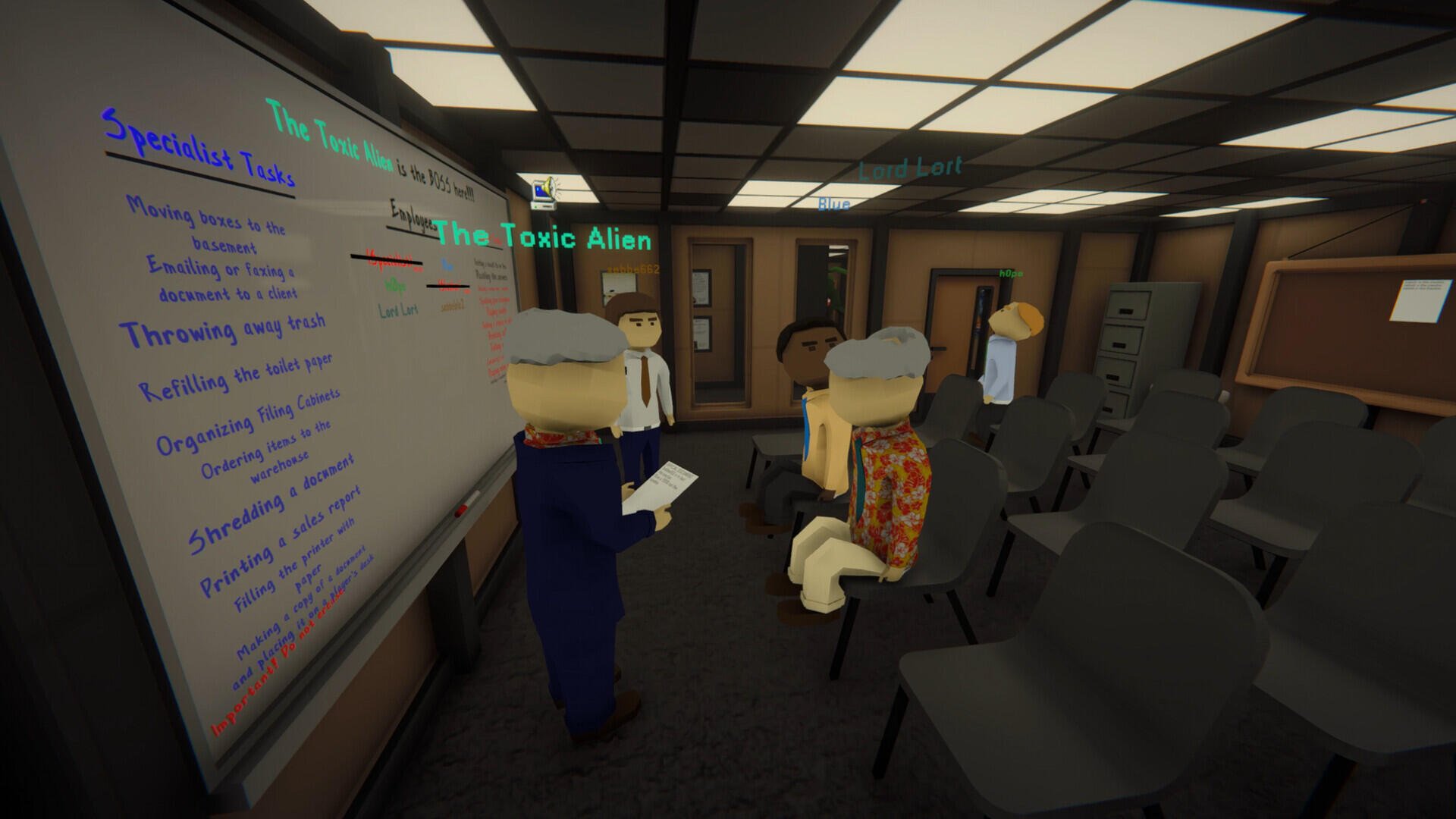 A stylish HD PC desktop wallpaper featuring themes from the video game Dale & Dawson Stationery Supplies, showcasing vibrant visuals and engaging designs.