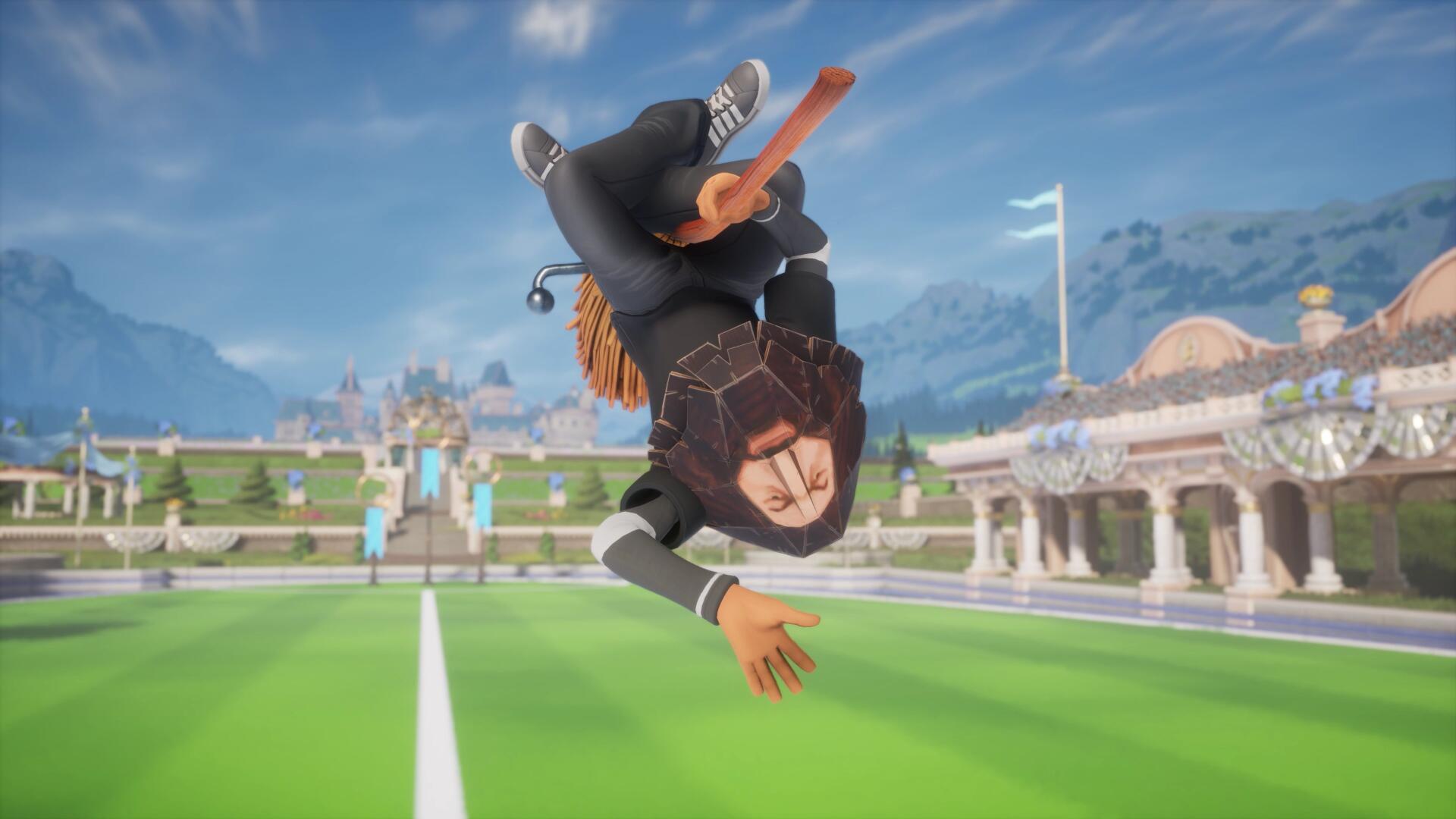 A stunning 4K Ultra HD wallpaper featuring gameplay from Harry Potter: Quidditch Champions, showcasing the excitement of the magical sport of quidditch.