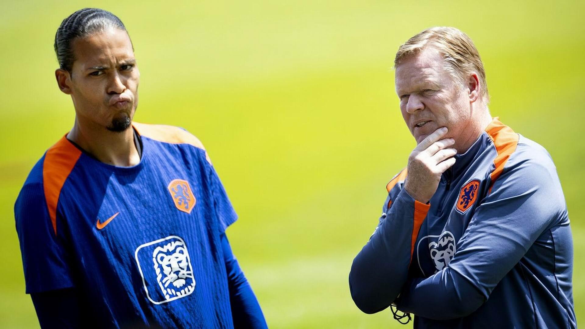 Download Virgil Van Dijk Ronald Koeman Coach Netherlands National ...