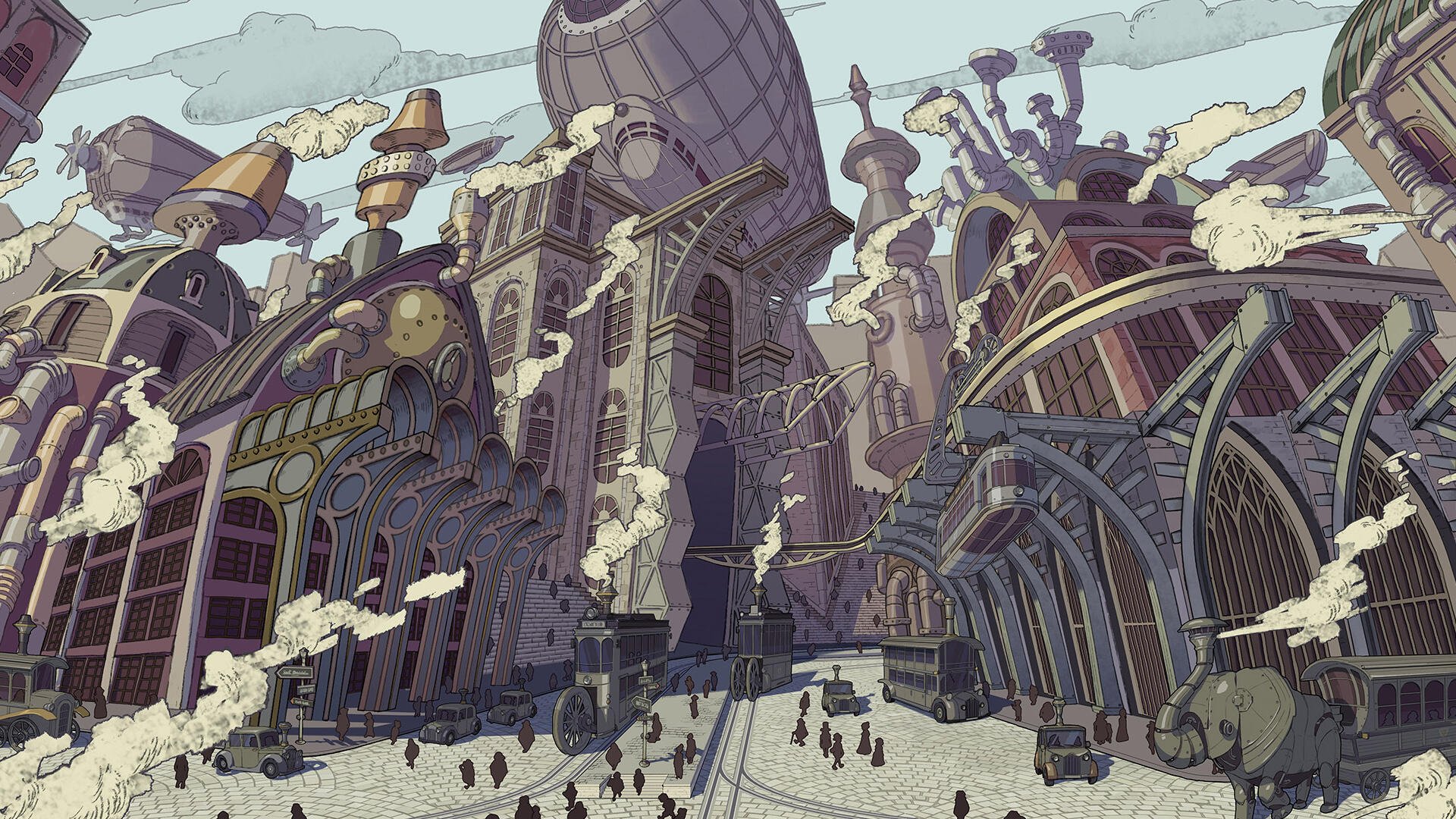 Download Professor Layton And The New World Of Steam HD Wallpaper