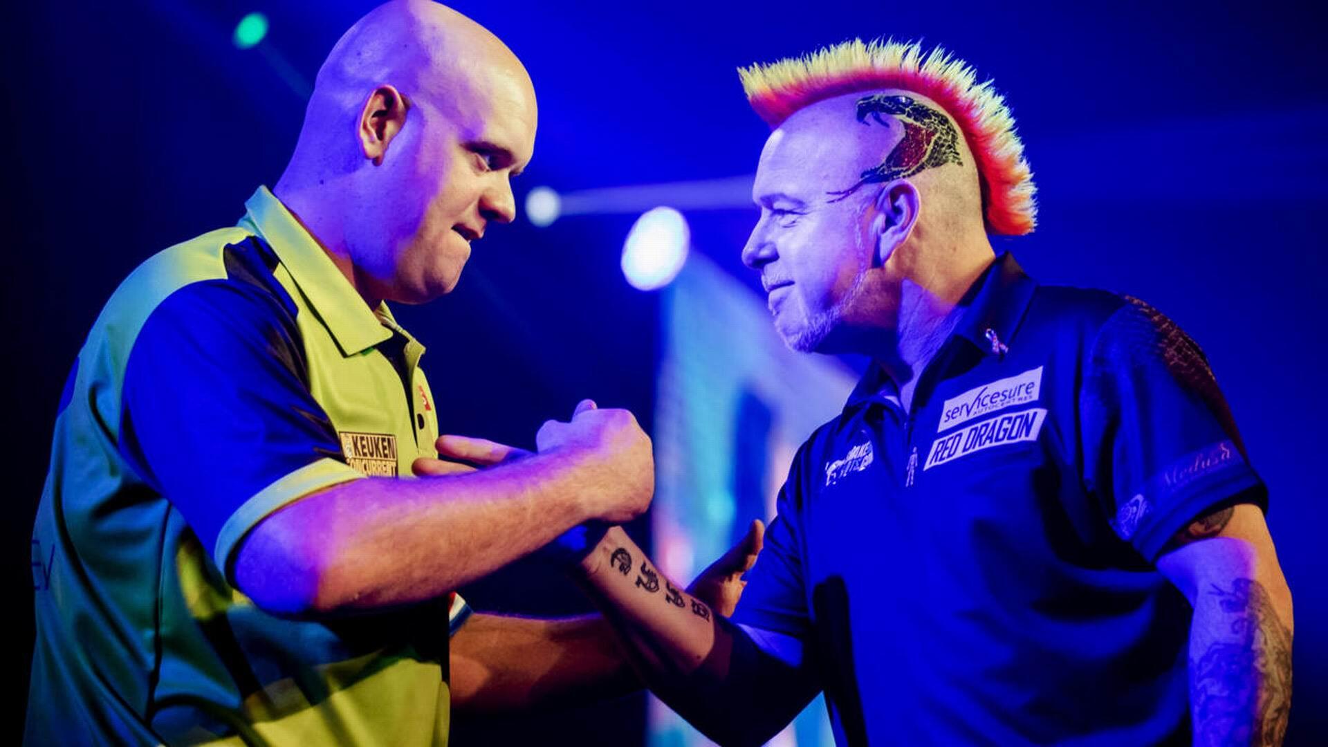 Download Michael Van Gerwen Peter Wright Darts HD Wallpaper