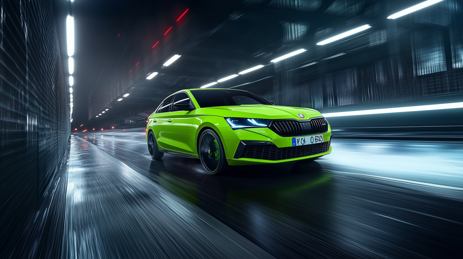 Download Skoda Octavia RS Car Night Skoda HD Wallpaper by michaldunaj