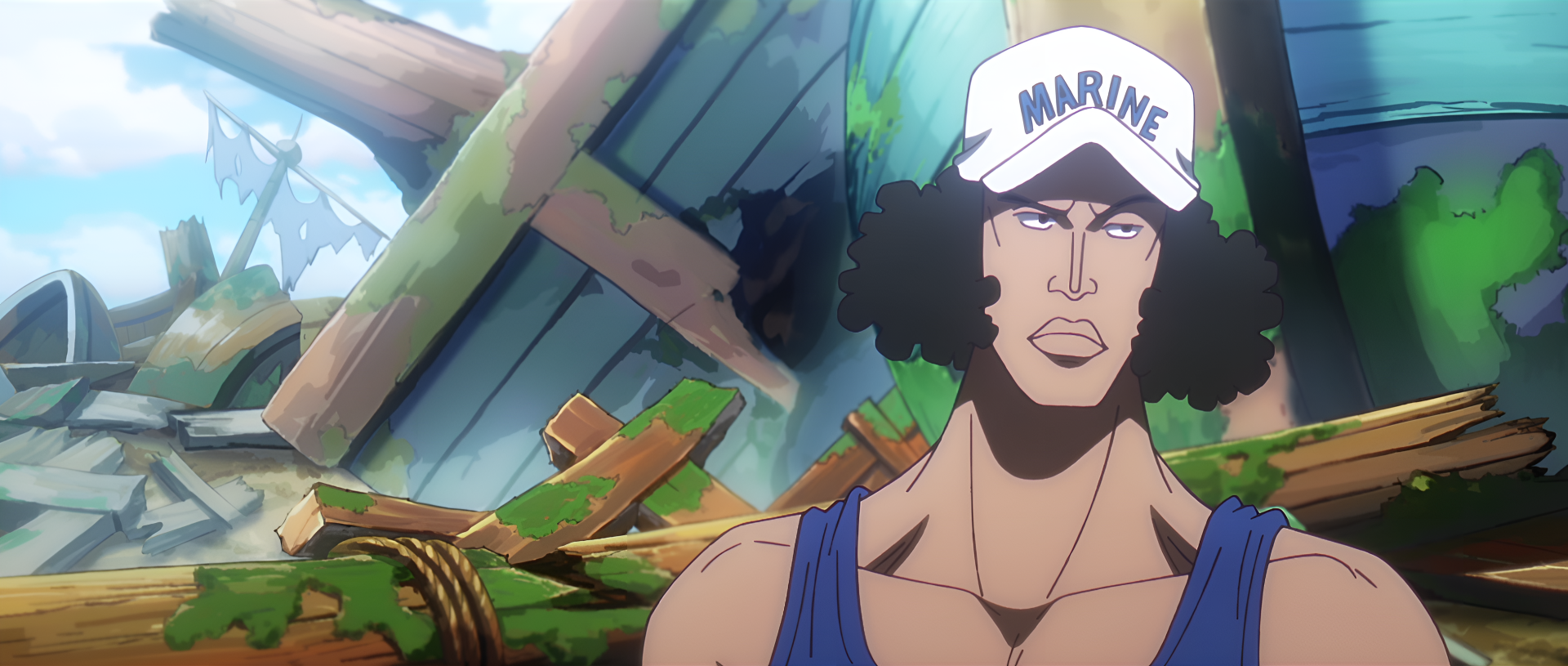 Download Anime One Piece Aokiji (One Piece) HD Wallpaper