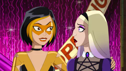 HD wallpaper featuring scenes from the TV show Kite Man: Hell Yeah!, offering a vibrant and engaging background for your desktop.