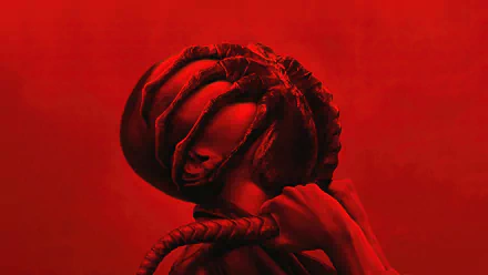 HD desktop wallpaper featuring the movie Alien: Romulus, showcasing a striking and atmospheric design inspired by the iconic sci-fi franchise.