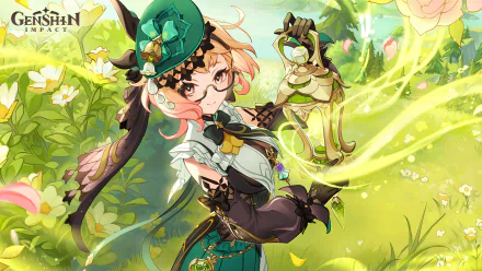 Genshin Impact video game girl Emilie (Genshin Impact) HD Desktop Wallpaper | Background Image