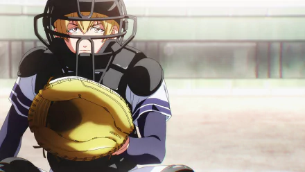 Anime-themed HD desktop wallpaper featuring the Oblivion Battery concept with a baseball motif, offering a dynamic and striking background for your screen.