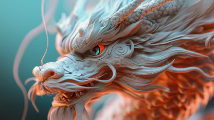 A vibrant HD desktop wallpaper celebrating the Year of the Dragon, featuring dynamic colors and elements that embody the spirit of this powerful symbol.