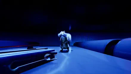 HD desktop wallpaper featuring a dynamic scene from the video game Squirrel with a Gun, showcasing a squirrel in an action-packed setting.